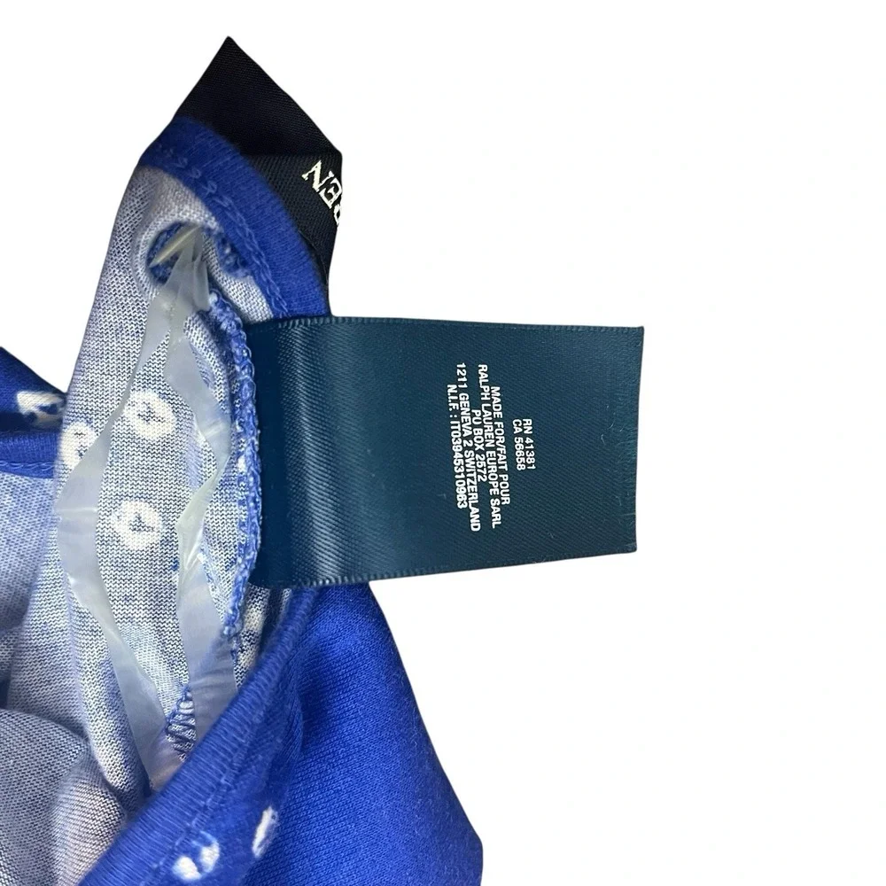 Ralph Lauren Girls Dress Blue Top Green Bottom Tie Dye Racer Bk Sz‎ XL (16) NWT